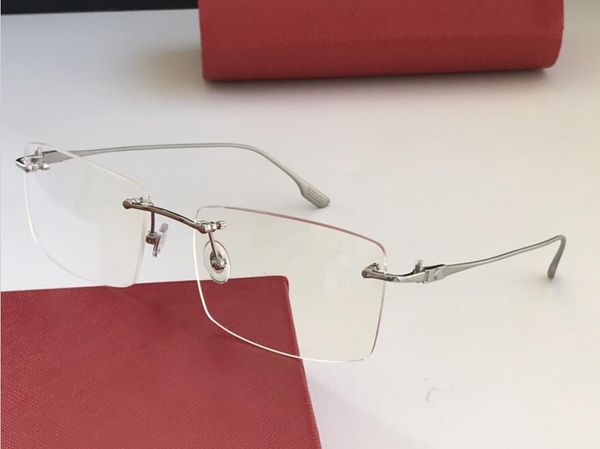 

wholesale-frame 00961 plank frame glasses frame restoring ancient ways oculos de grau men and women myopia eye glasses frames, Silver