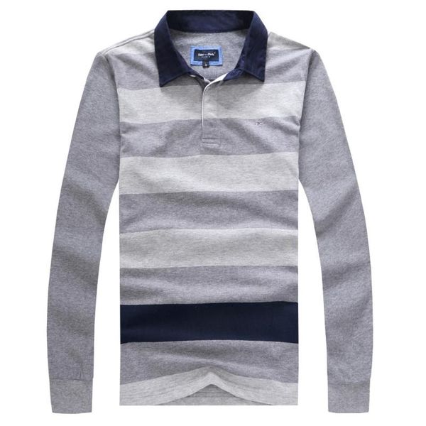 

new eden park men full sleeve homme business casual striped contrast 100 % cotton big size m to 3xl men's, White;black