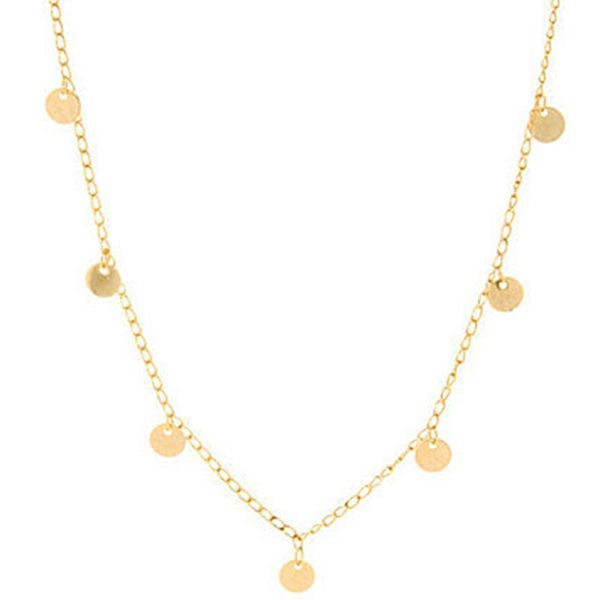 

gift hanging gold coin long diy craft home jewelry pendant casual women necklace, Silver