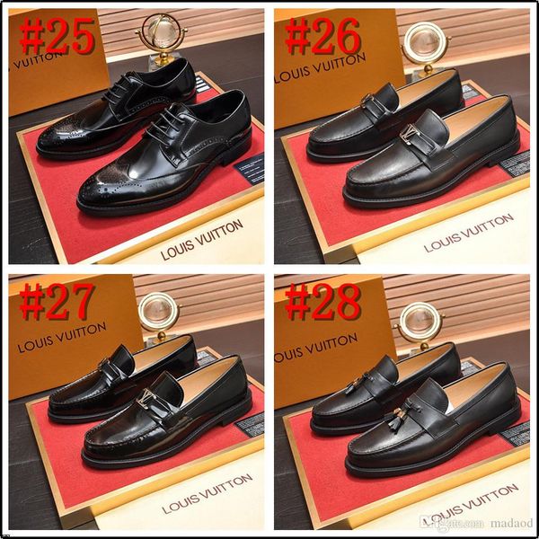 

19ff luxury бренды классический человек острым носом платье ботинки mens лакированной кожи свадебная обувь оксфорд формальные обуви большой, Black