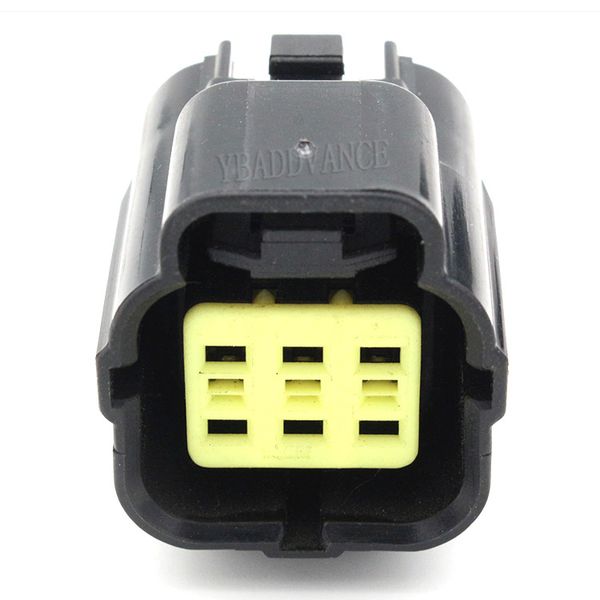 

174262-2 black amp 6 pin electrical throttle position sensor connector