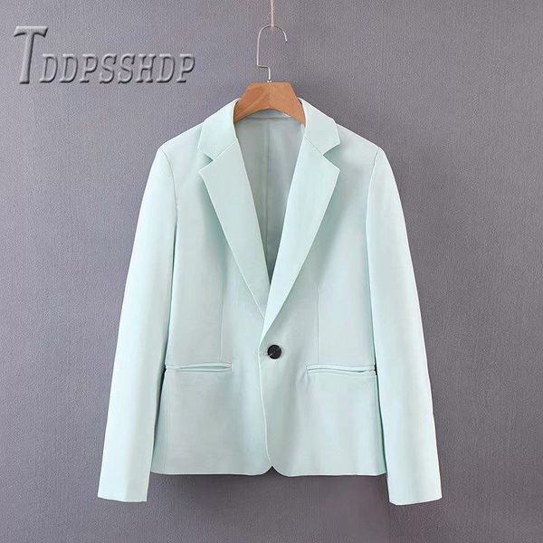 

candy green color women coat 2019 office lady female jacket, Black;brown