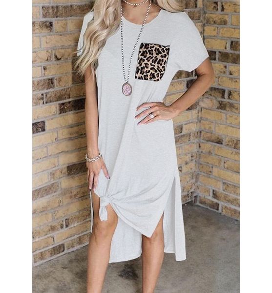 

2020 new arrival summer women dresses fashion panelled women casual streetwear dresses ladies holiday t shirt dress, Black;gray