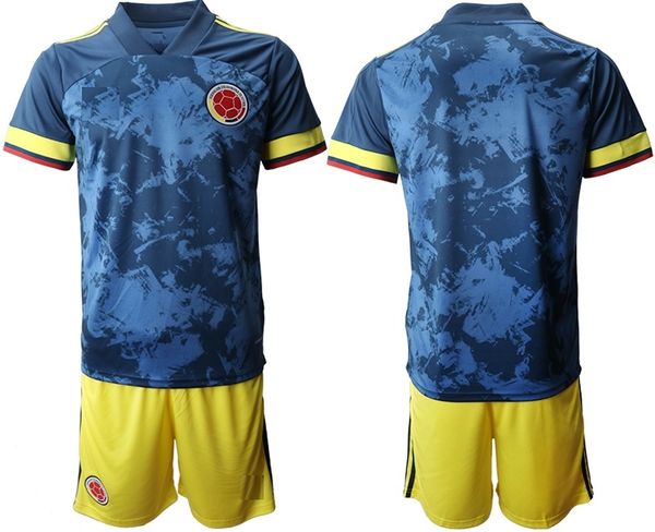 

2020 colombia away soccer jersey james men kit copa america colombia football shirt falcao camiseta de futbol maillot, Black