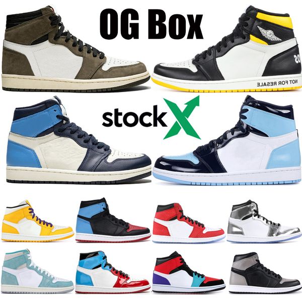 

high og basketball shoes for men women 1s shattered backboars fearless court purple turbo green obsidian sport sneakers 36-47