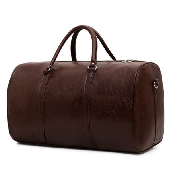 

business handbags pu leather travel bag man lapshoulder large-capacity duffel men's messenger crossbody bags woman luggage handbag