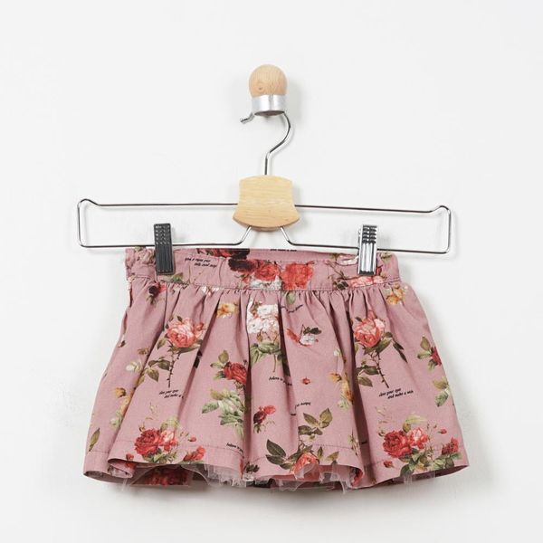 

poncho pink skirt flowers showy fashion trend top