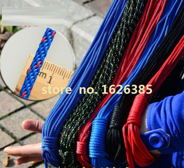 

150--200m 4mm 250kg nylon parachute cord fast descend rope aerial work safety insurance working sport harness lifting sling