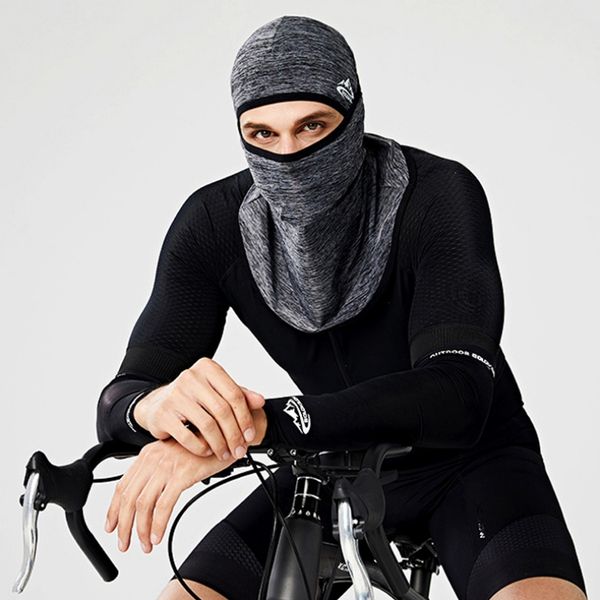 

sports dust-proof breathable bicycle ski balaclava full face mask cycling women men's sportswear bicycle accessories, Black