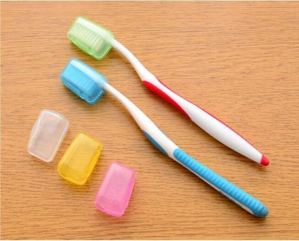 

portable toothbrush head cover holder travel hiking camping brush case protect hike brush cleaner wholesale