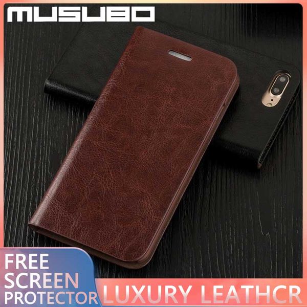 

musubo luxury раскладушка для iphone se 2020 кожаный чехол новый мобильный телефон кобура для iphone 7 8 магнитный кошелек стиль сара
