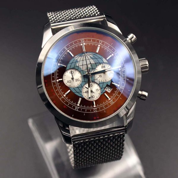 

Человек Наручные Часы Transoean Seawolf Кварцевый Хронограф Мужские Наручные Часы Navitimer M