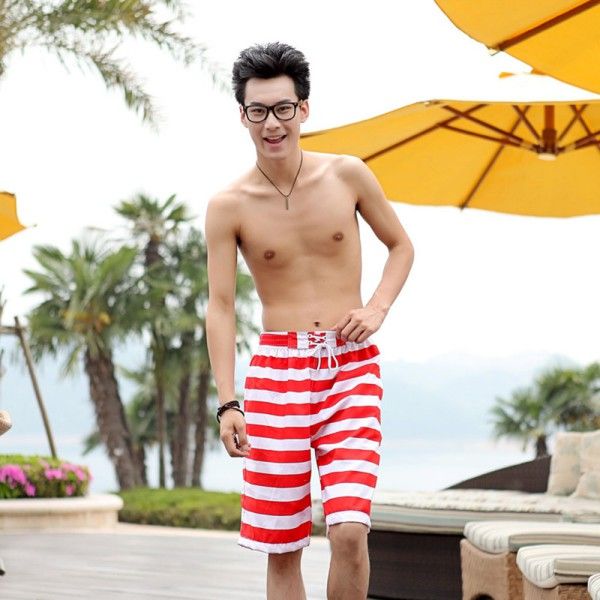 

summer casual мужчины пляж шорты мода мужчины нашивки брюки купальники, White;black