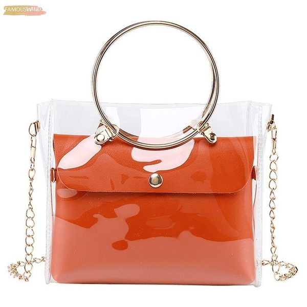 

fashion lady shoulders jelly package handbag purse mobile phone messenger bag simple crossbody bag for women t2
