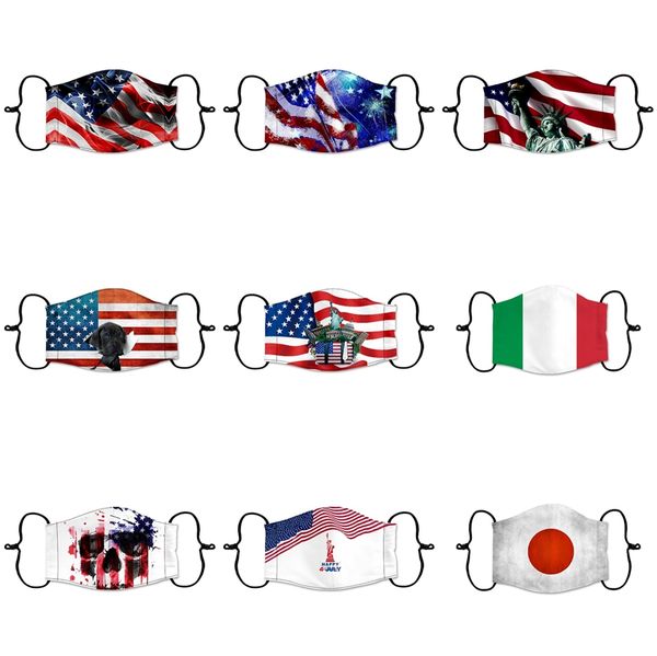 

100 1pcs reusable washable cotton mouth face mask er designer face mask da479 #9291