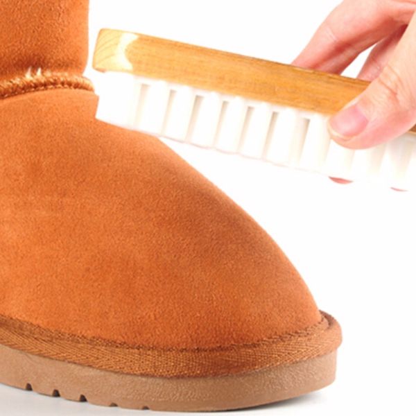 

1pc cleaning scrubber brush for suede nubuck material shoes/boots/bags scrubber cleaner shoe brushes
