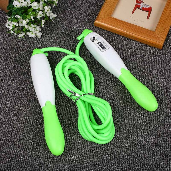 

jump rope with counter sport fitness equipment fast speed counting adjustable jumping skipping ropes bhd2