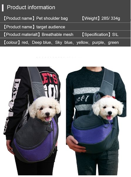 

hotpet dog cat carrier sling single shoulder bag carrier сумки передняя грудь перевозчик открытый hands-free щенок дорожная сумка рюкзак бес