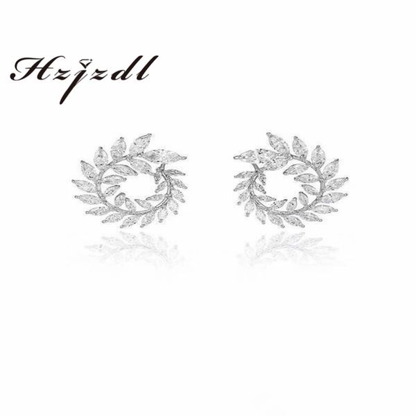 

14k gold moissanite olive branch earrings, Golden;silver