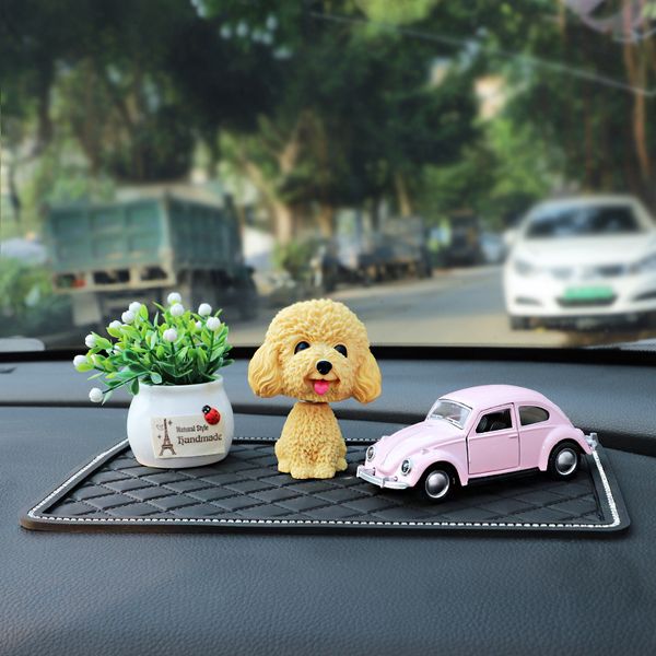 

car ornament vivid cute emulation teddy husky auto dashboard decoration resin doll multiple combinations multiple colors
