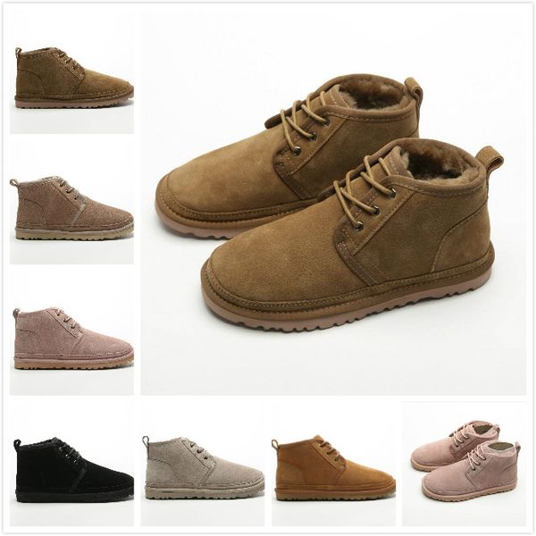 

fashion short snowboots 1094269 autralian black brown gray girls shoes 2019 snow winter classic leather womens ankle boots