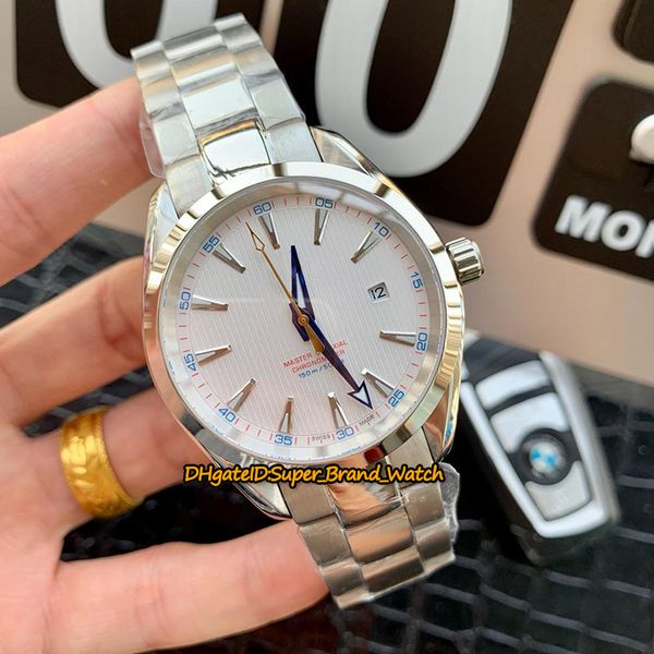 

высококачественные aqua terra 150m 231.10.42.21.02.002 white dial 8500 автоматические мужские часы стальной корпус 316l стальной ремешок спо, Slivery;brown