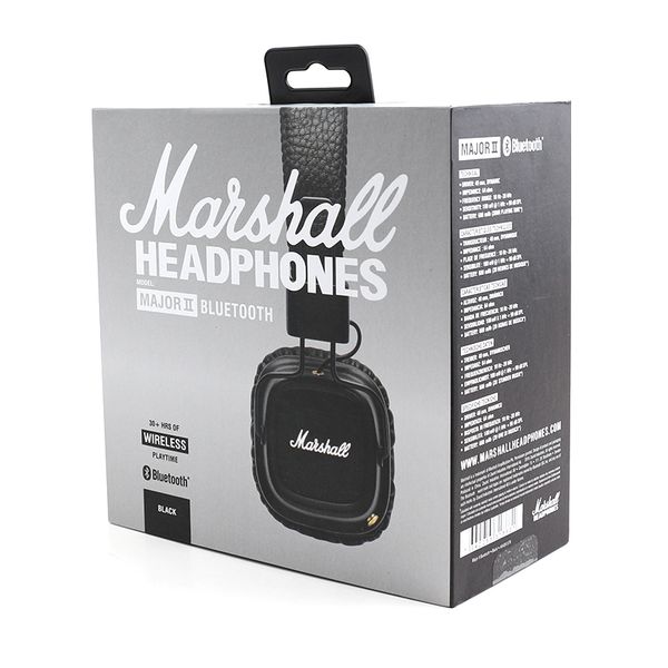 

2020 dj major ii major bluetooth headphones 2.0 wireless marshall ii marshall headphones headset headphone studio wireless iathl, Brown;gray