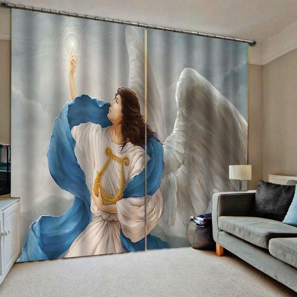 

blackout curtain living room wedding bedroom cortinas drapes customized size angel curtains