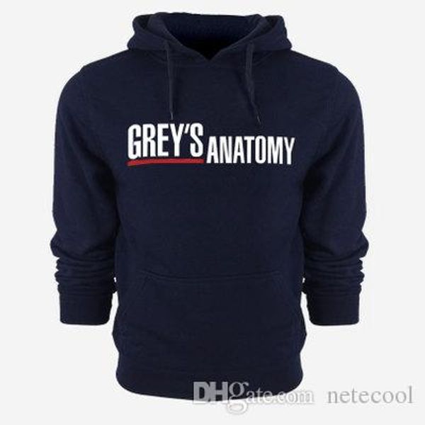 

men fashion grey s anatomy letter print hooded mens hoodies and sweatshirts active oversized for autumn with hip hop winter hoodies brand, Black