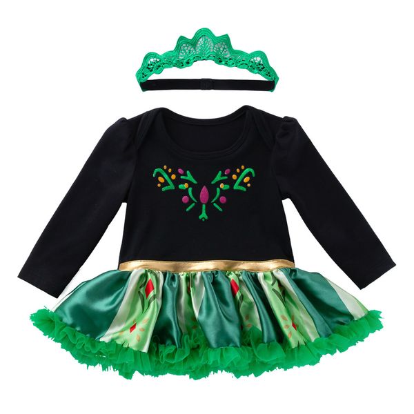 

fashion baby girl princess tutu skirt 0-24 month newborn infant designer cartoon printed romper dresses long sleeve skirt+headband=2pcs/set, Red;yellow