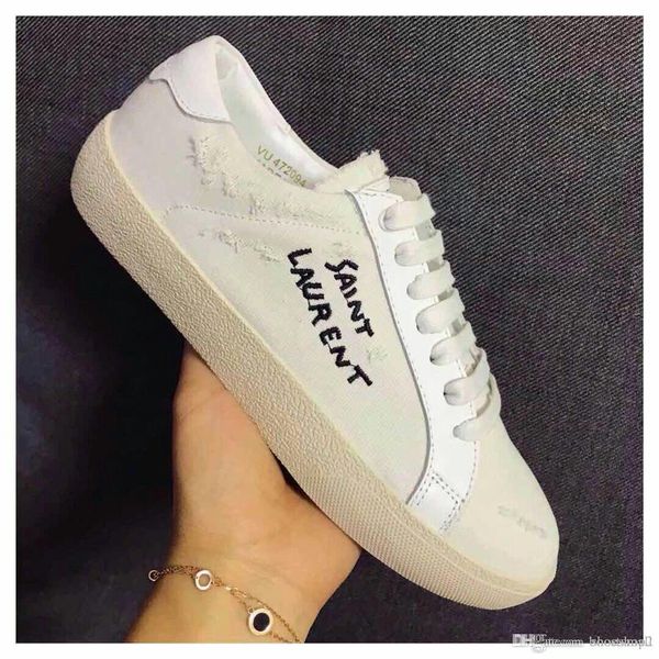 

luxury cotton canvas little white causal shoes slp lace up causal shoes, Black