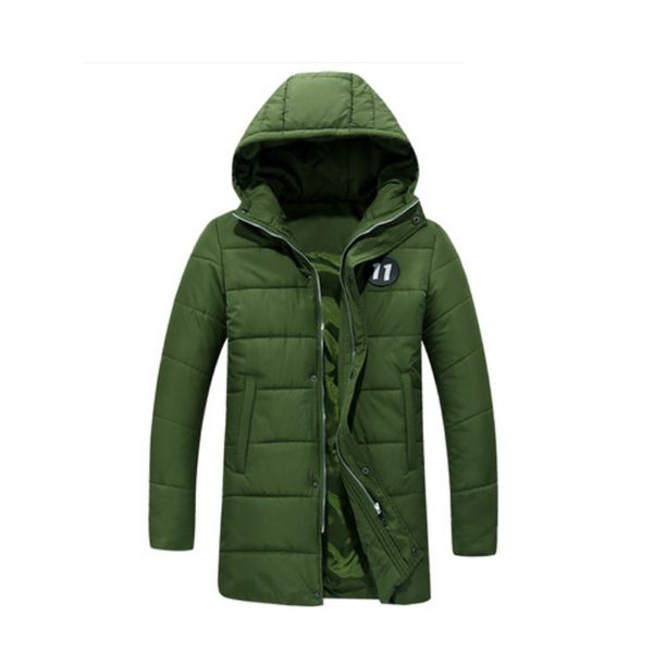 

men's winter hooded parka coat long jacket luxury overcoat 2019 new menswear 218309511, Black;brown
