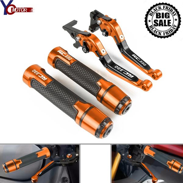

for rc390 rc 390 2013-2019 2015 2014 2018 2017 2016 motorcycle brake clutch lever and 7/8" 22mm handle grips rc390 handbar
