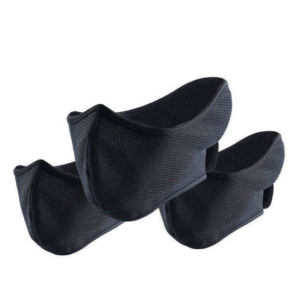 

spring cycling face mask anti haze warm fabric ride face shield balaclava snowboard 50gmtb sport mask wind proof men, Black