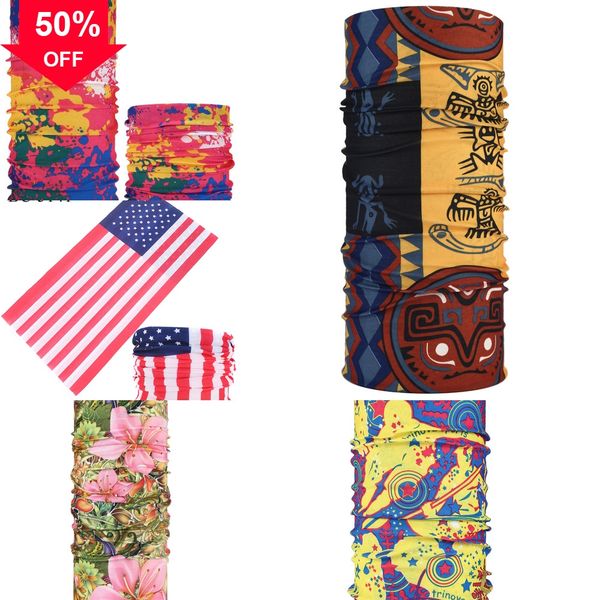 

duzck новейшие волшебные шарфы многофункциональный открытый маска езда на велосипеде бандана волос группа шарф женщин открытый магия шарфы м