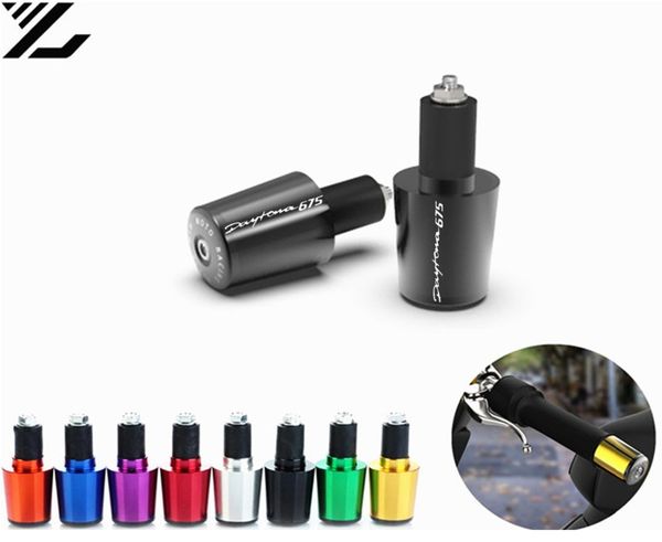 

motorcycle handlebar gear balanced plug slider handle bar end weights grips cap for daytona 675 2006-2016 daytona 675 r
