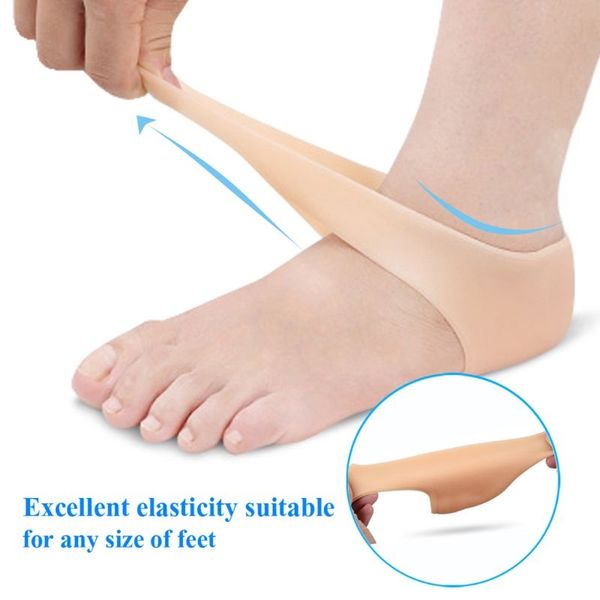 

anti-slip heel protector силиконовый подошвенный фасциит помощи защитные рукава-бич обувь