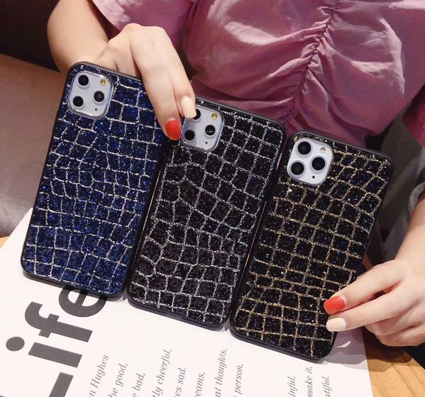 

luxury designer diamound glitter powder phone case for iphone 6 6s 7 8 plus x anti scracth drop resistant shoclkproof anti fall cover