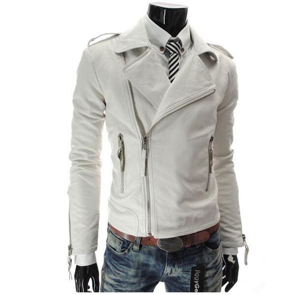 

2017 new fashion mens coat design brand pu leather jacket men slim fit motocycle biker jacket for autumn winter, Black;brown