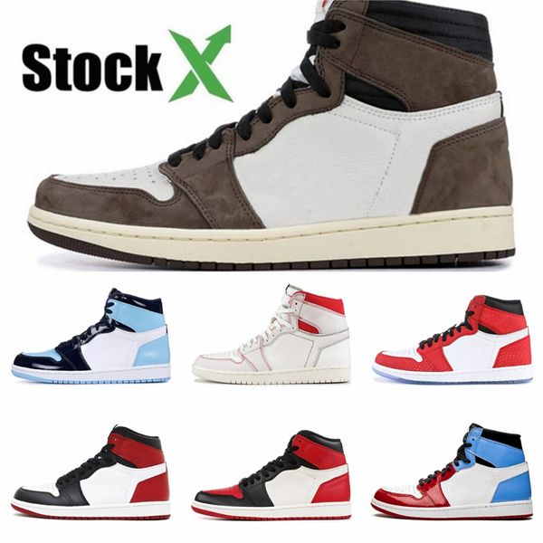 

low 1 1s jumpman basketball shoes og sp travis scotts qs lance moutain black toe 3 unc men women designer sneakers #qa308