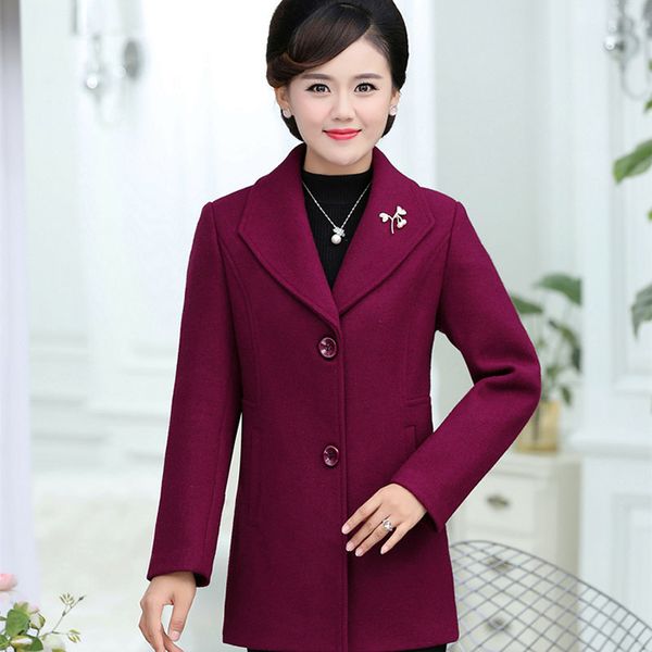 

autumn winter new woolen coat loose fashion coat single row two buckles slim square collar cardigan long paragraph wild female, Black