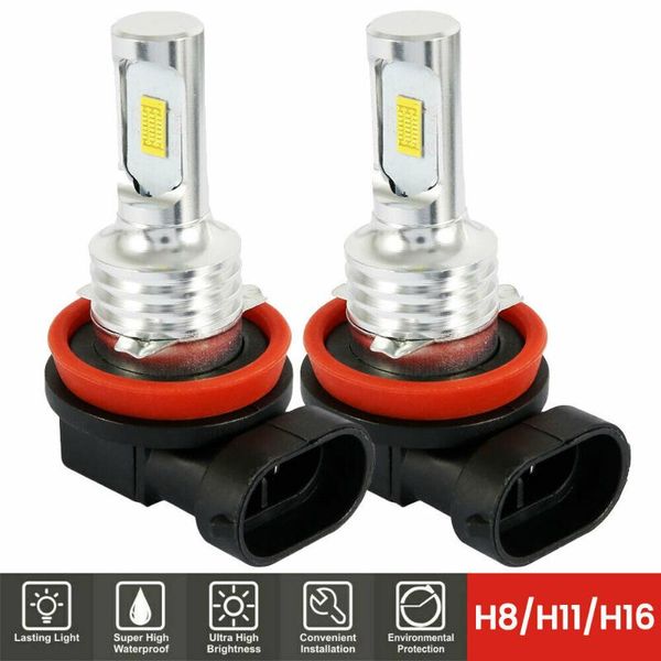 

h16 h11 h9 h8 car led heandlight h 4 h7 h1 h3 bright 6000k white 3200lm headlight bulb 40w led kit low beam 2 pcs