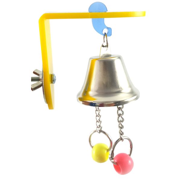 

birds parrots cage hanging bell chew toys for parrots parakeets lovebirds