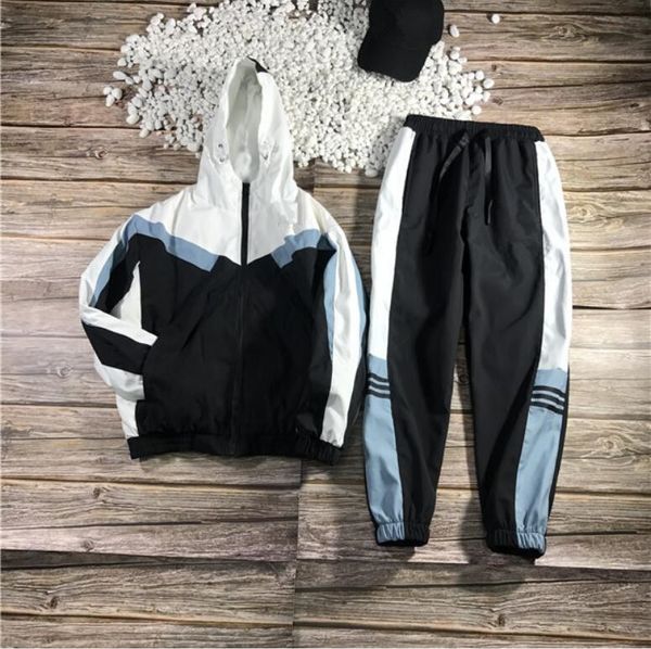 

2020 new fa3666 couple fashion sport warm suit jogging men sportswear print hoodies pullover fleece tracksuit sweatshirts clothing set, Gray