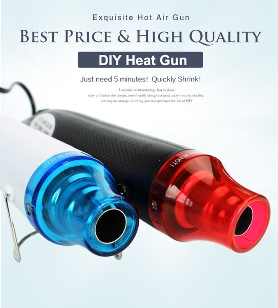 

1pc 220v heat gun electric power tool air 300w temperature diy air gun with supporting seat
