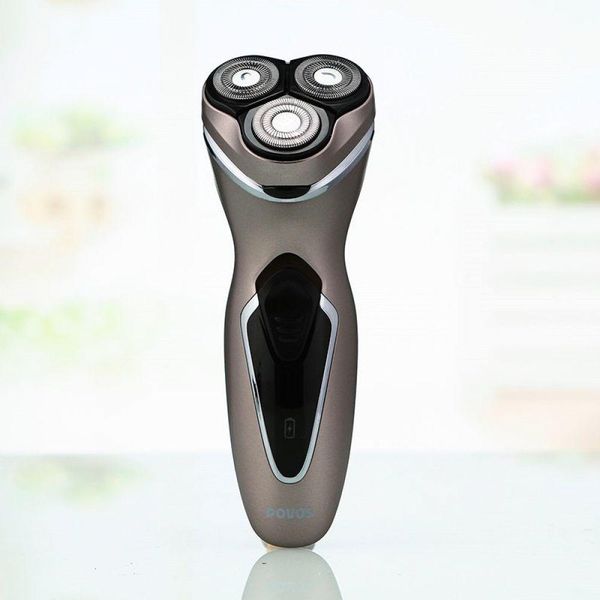 

electric shaver male comfortably close shave rechargeable razor for men 3 blade 3d floating ergonomic design 220v povos