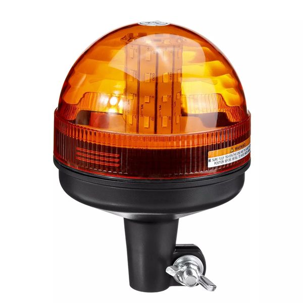 Bernsteinfarbene 40 LEDs, 12 V–24 V, Notfall-Warnblitz, Stroboskop, rotierendes Traktorlicht, Leuchtfeuer, Wiederherstellungswarnsignal