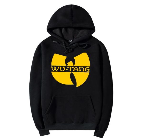 

wholesale-wu tang clan hoodie for men classic style winter sweatshirt 5 style sportswear hip hop jacket clothing fast shipping epacket, Black