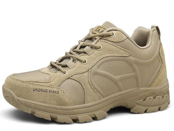 mens autunno e inverno nuova pelle traspirante low top stivali militari outdoor stivali tattici leggeri scarpe da alpinismo allenamento yakuda negozio online locale