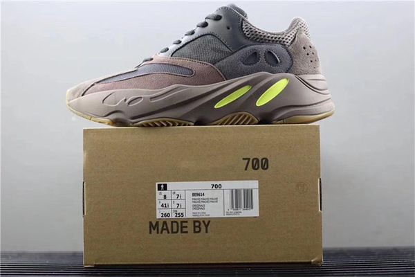 

2020 700 kanye west mauve wave runner purple 3m sports ee9614 sneakers 700 v2 static outdoor shoes authentic version with box